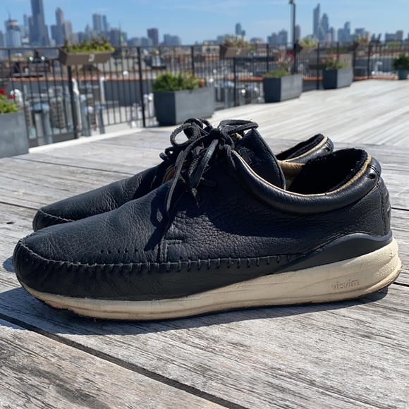 Visvim Black Moccasin Sneakers Skirt/Flap REMOVED - Picture 5 of 10